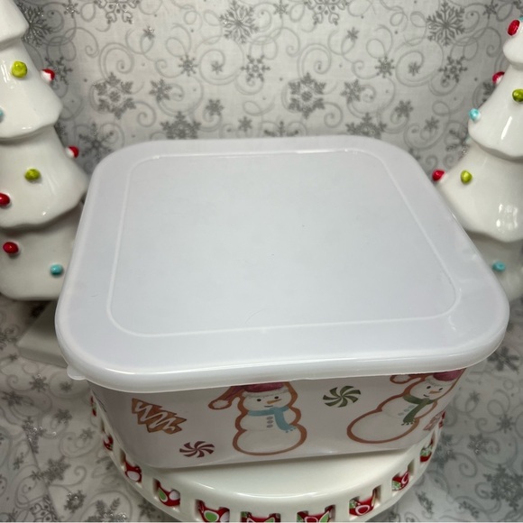 Christmas Themed Trio Nesting Food Storage Container - Snowman - Gingerbread - Picture 5 of 10